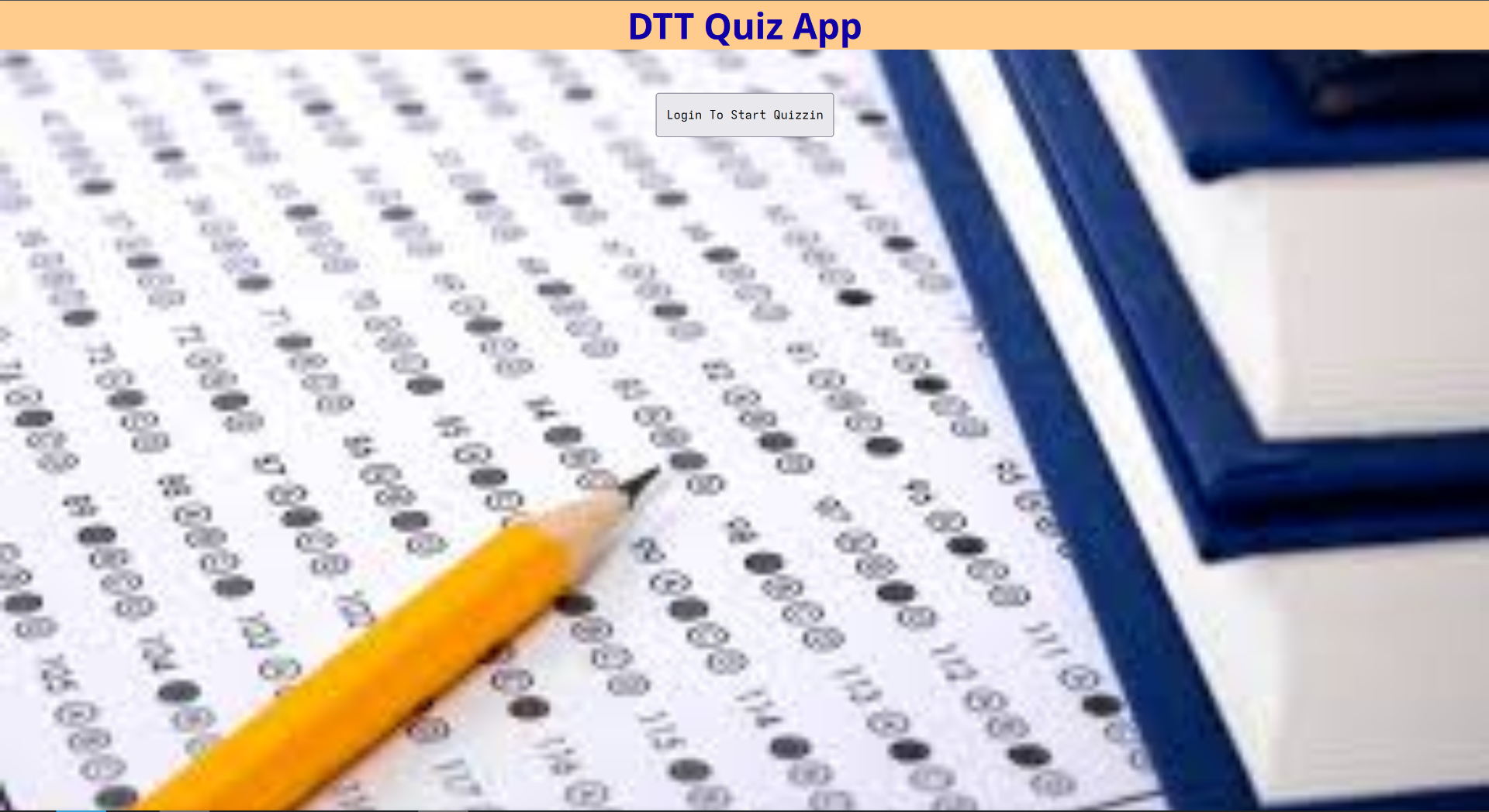 DTT App Landing Page